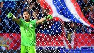 Thailand goalkeeper Kawin Thamsatchanan
